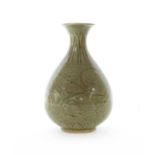 A Chinese yaozhou vase,