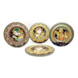 Four Rosenthal studio line plates,