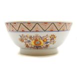 A 19th century Crown Derby punch bowl,