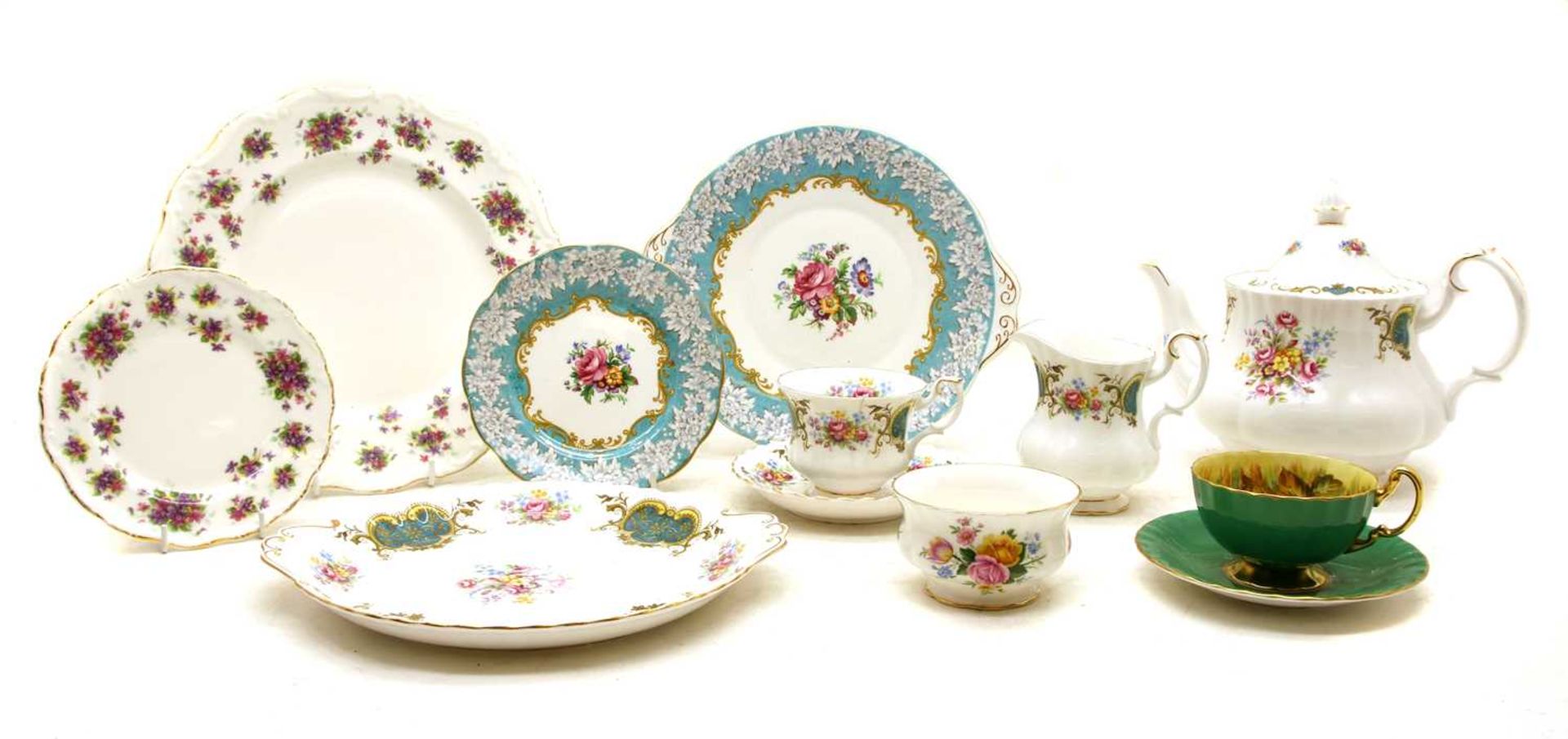 A Royal Albert Berkeley pattern tea service - Image 2 of 2