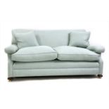 A Heals type three seater settee,