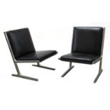 A pair of side chairs,