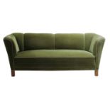 A Danish three-seater settee,