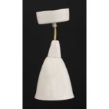 A set of four 'model 193N' BTC Original hanging pendant lights,