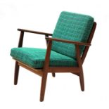 A Danish teak armchair,