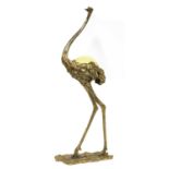 *A rare Gabriella Crespi ostrich,