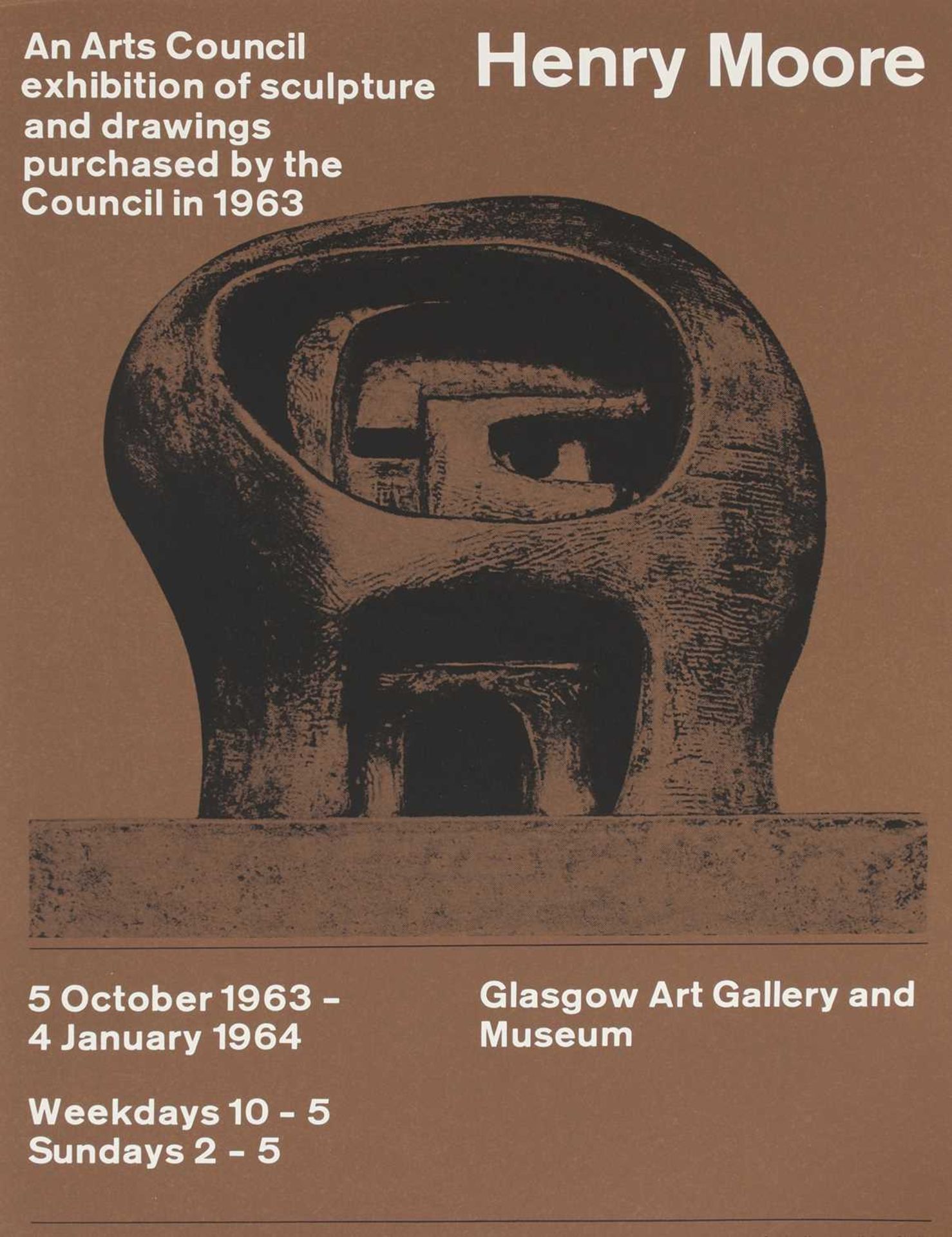 Two Henry Moore Arts Council Exhibition posters,