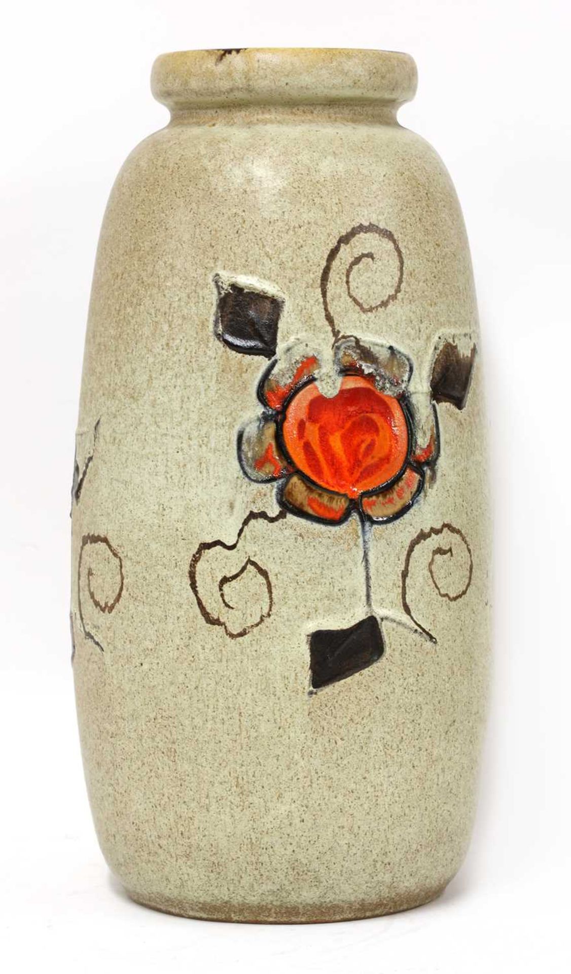 A West German pottery vase, - Bild 2 aus 2