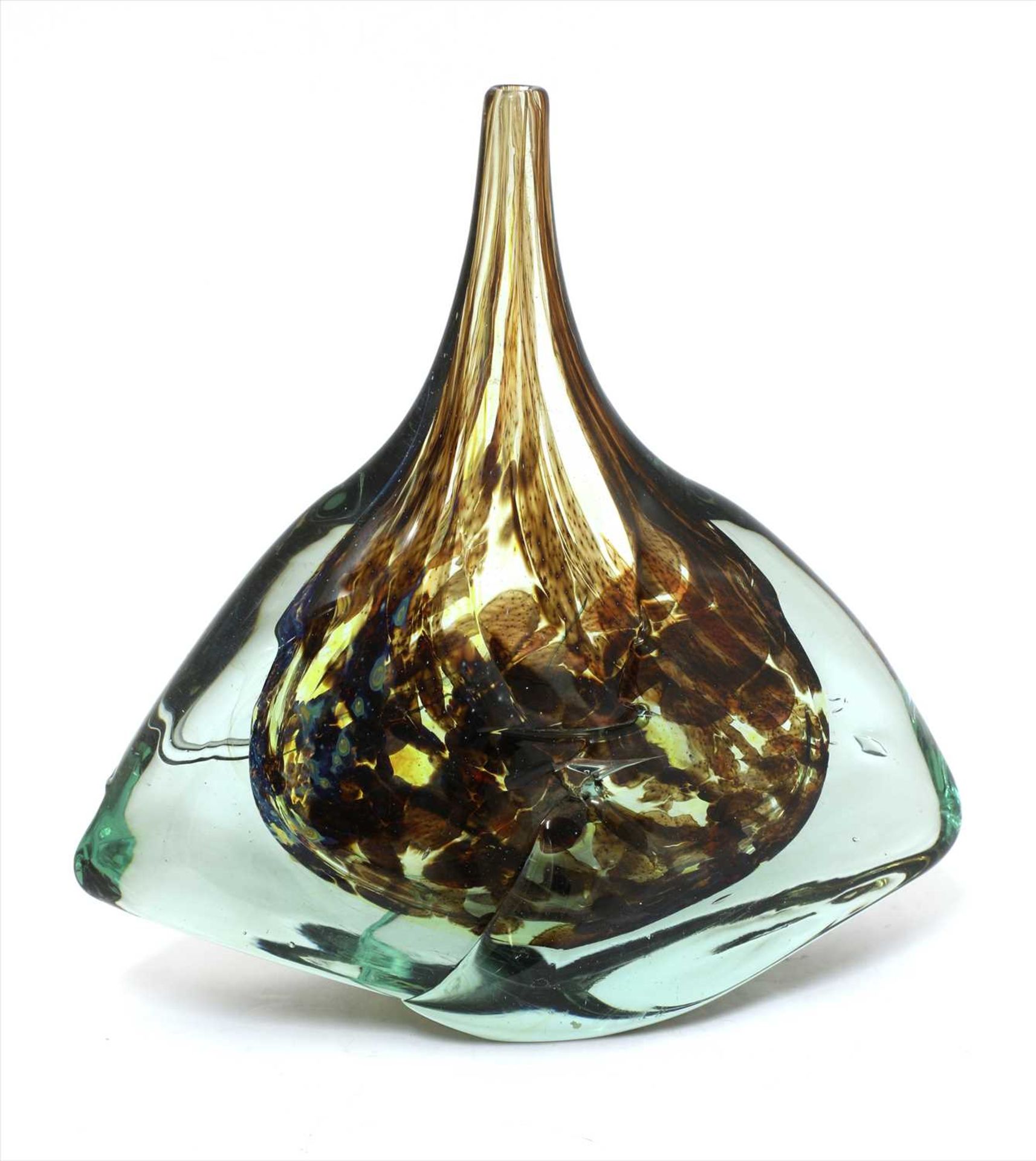 A Mdina glass vase,