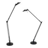 Two desk or bedside table lamps,
