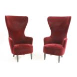 A pair of Tom Dixon 'Wingback' design chairs,