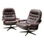 A pair of bentwood armchairs,