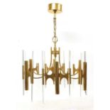 A Sciolari chandelier,