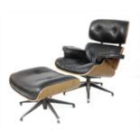 A '670' lounger and '671' ottoman,