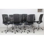 Nne Vitra Meda desk chairs,