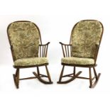 A pair of Ercol rocking chairs,