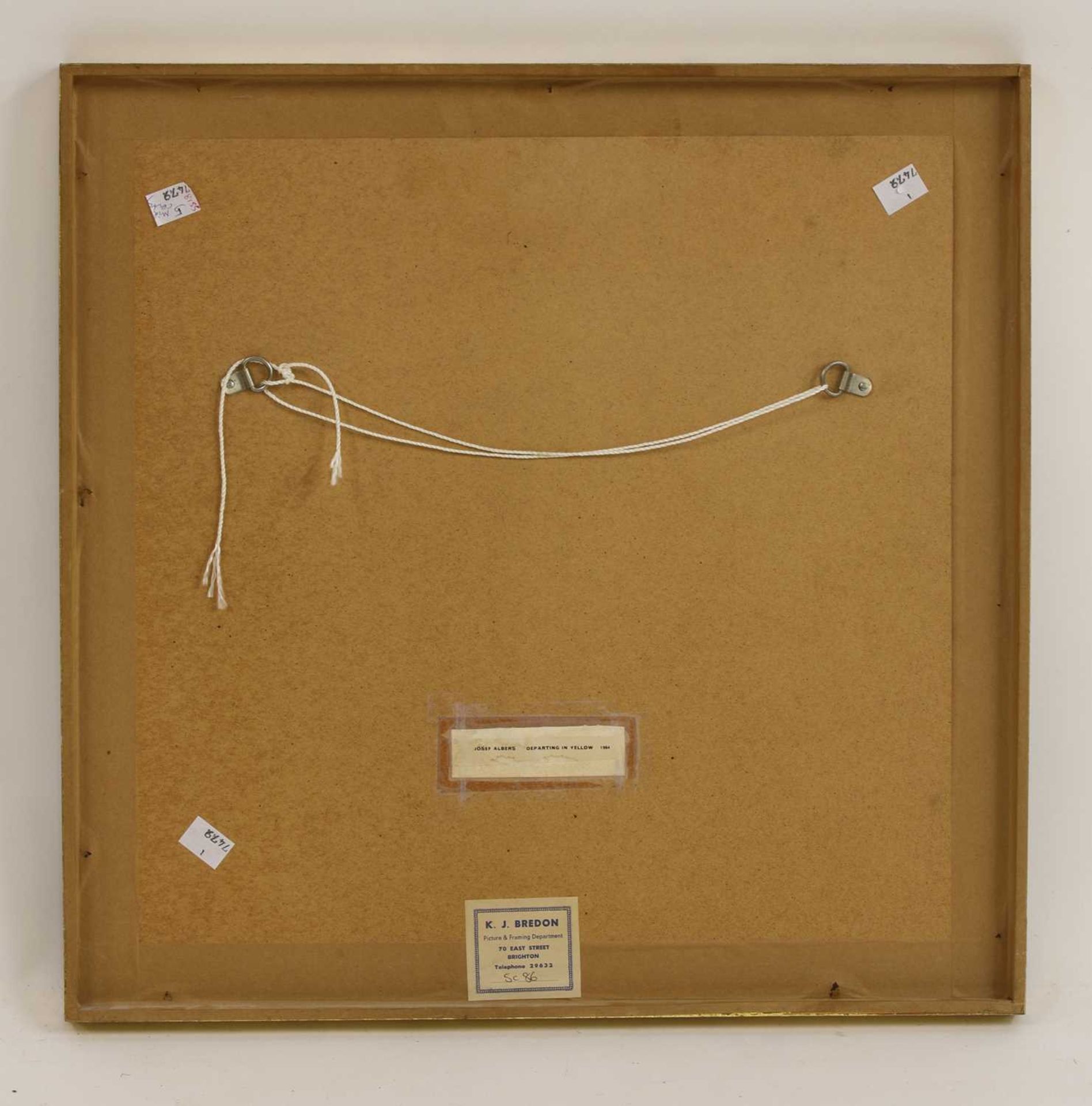 Josef Albers (American, 1888-1976) - Image 2 of 2