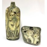 An Italian ceramic vase,