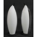A pair of Murano glass 'Penguin' lamps,