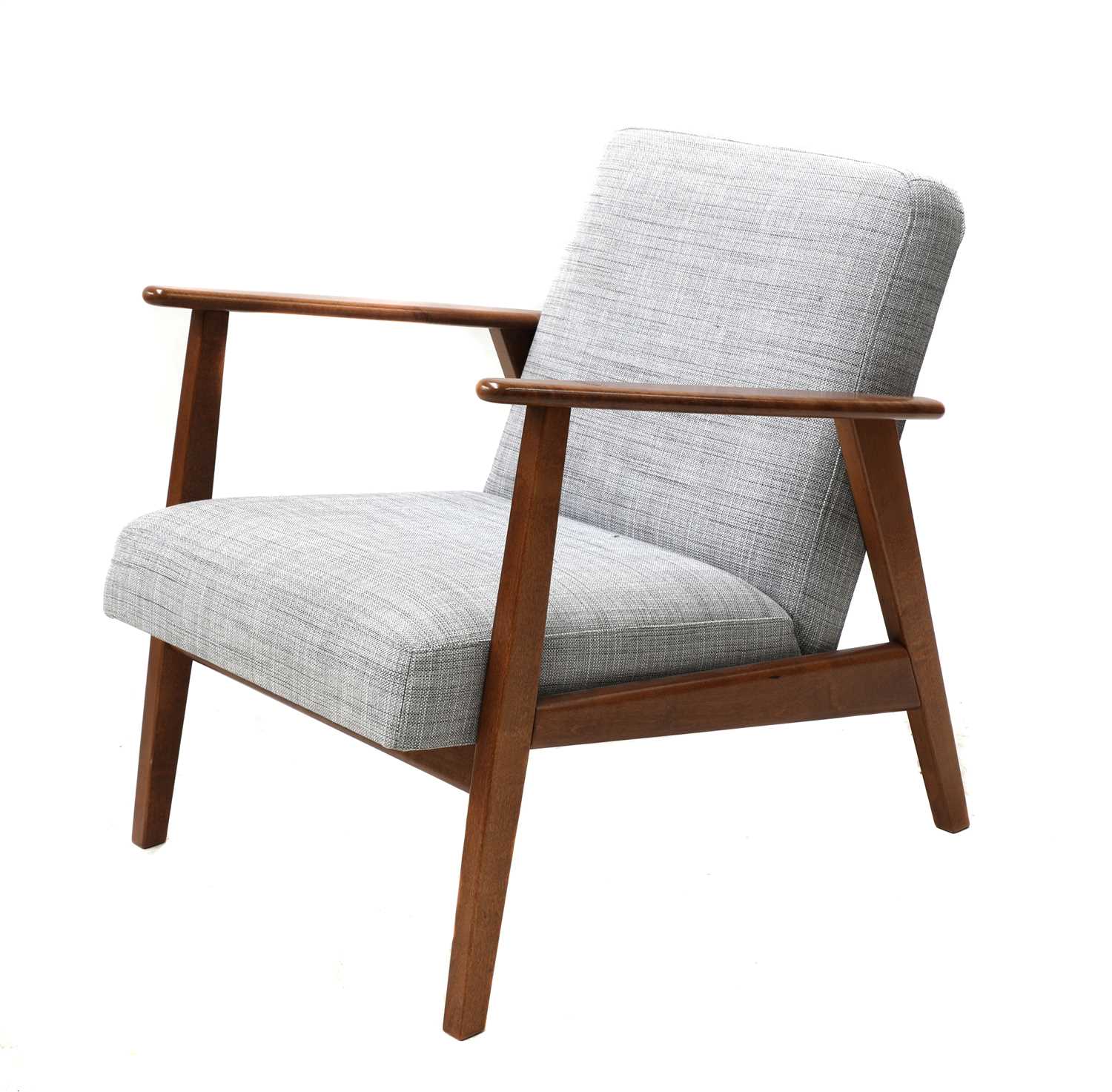 A teak armchair, - Image 2 of 2