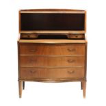 A Danish teak bureau,