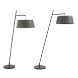 A pair of contemporary lamps,