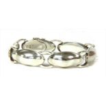 A Georg Jensen sterling silver bracelet,