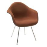 An Eames DAX upholstered chair,