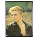 A David Bowie poster