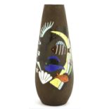 A Swedish earthenware vase,