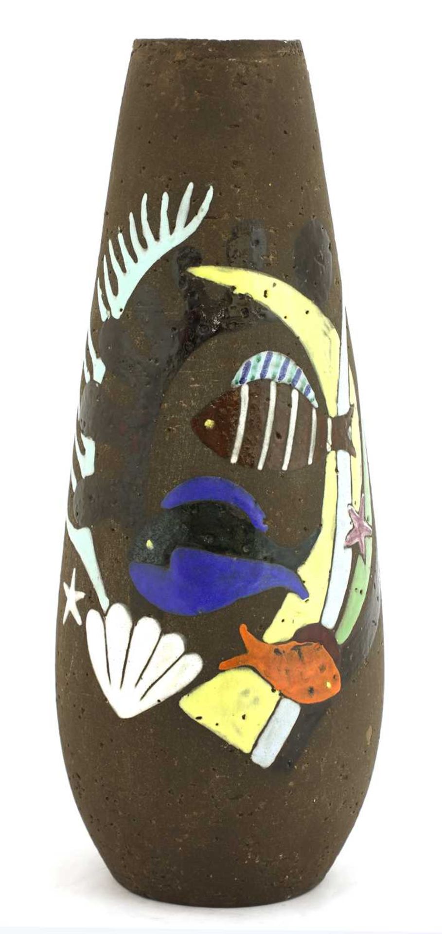 A Swedish earthenware vase,