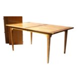 A Lane walnut(?) dining table,