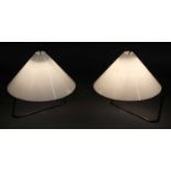 A pair of table lamps,