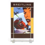 A Breitling double-sided shop display,