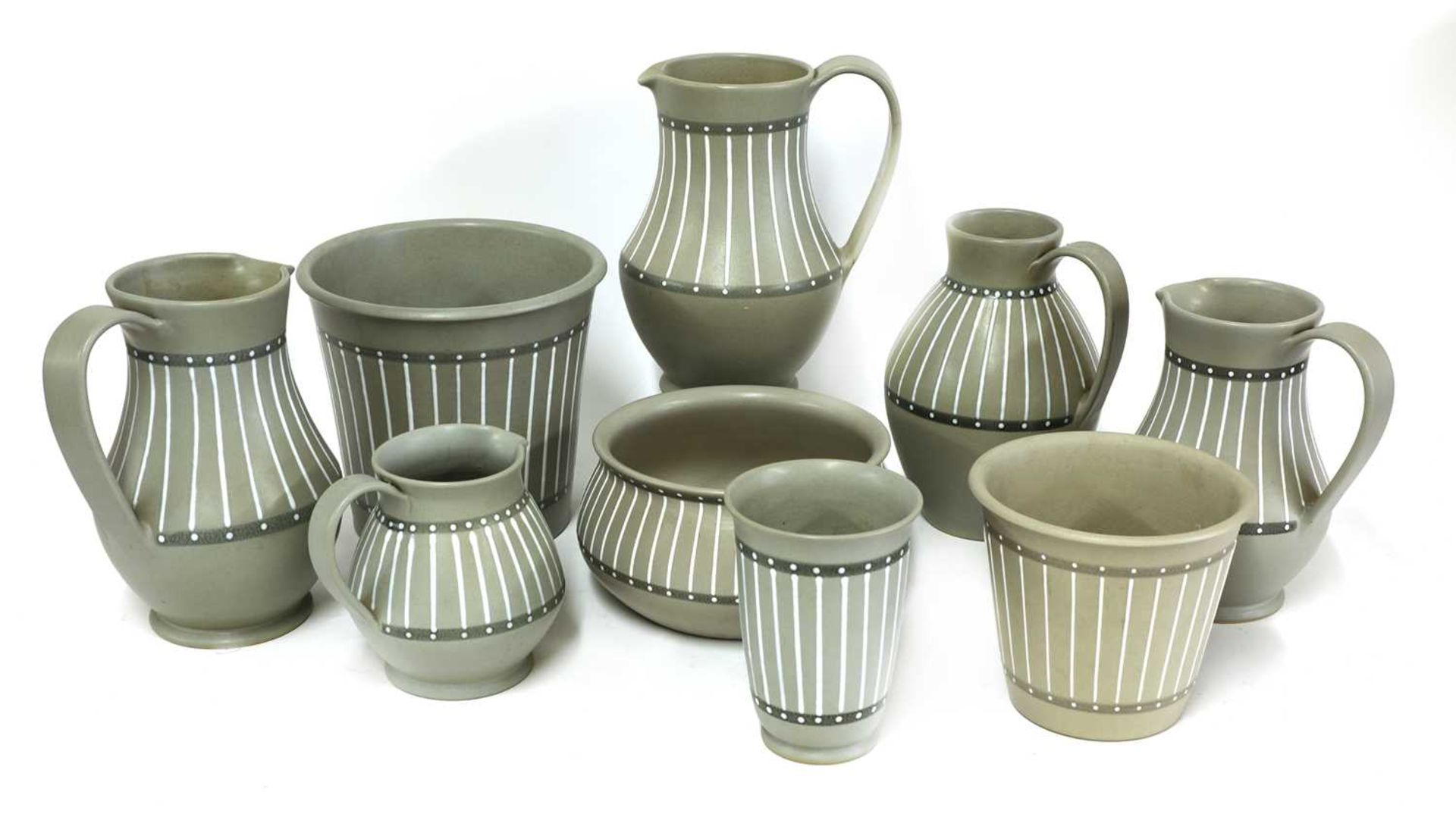 A collection of Denby stoneware items,