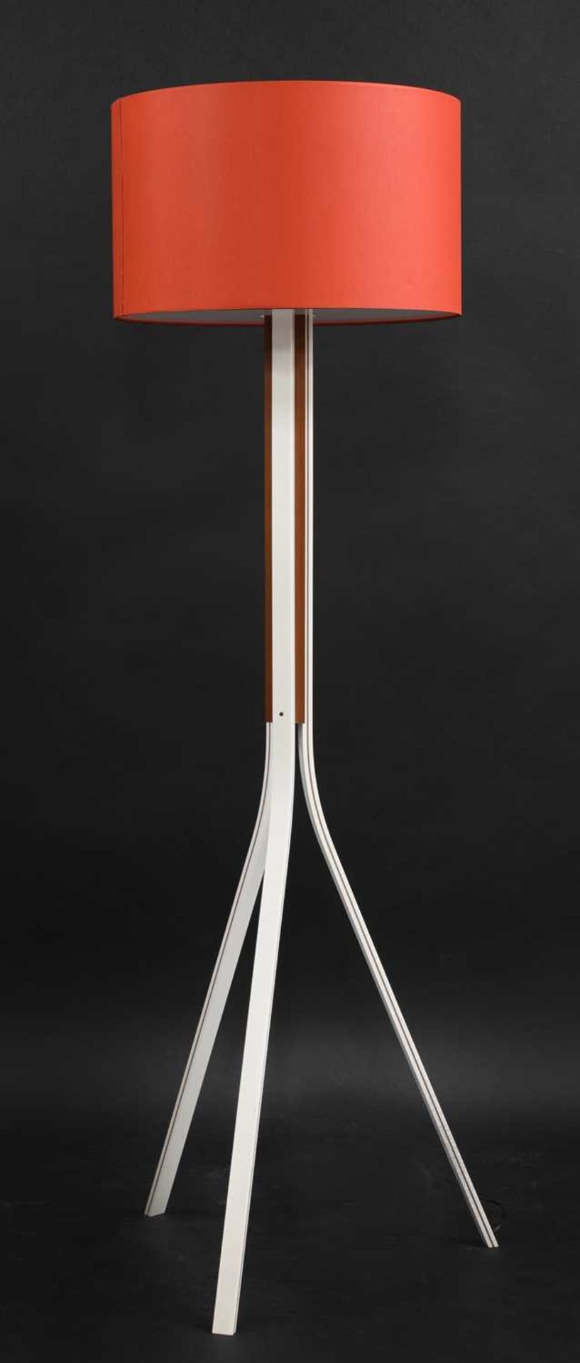 A 'Stella' Corian and Brazilian cherry floor lamp,