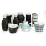 A collection of Denby stoneware items,