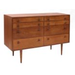 A Danish teak chest,