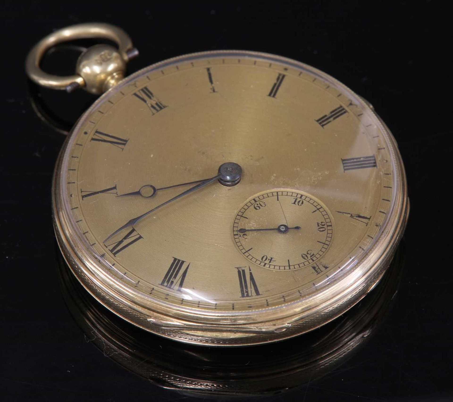 An 18ct gold key wound quarter repeater open-faced pocket watch,