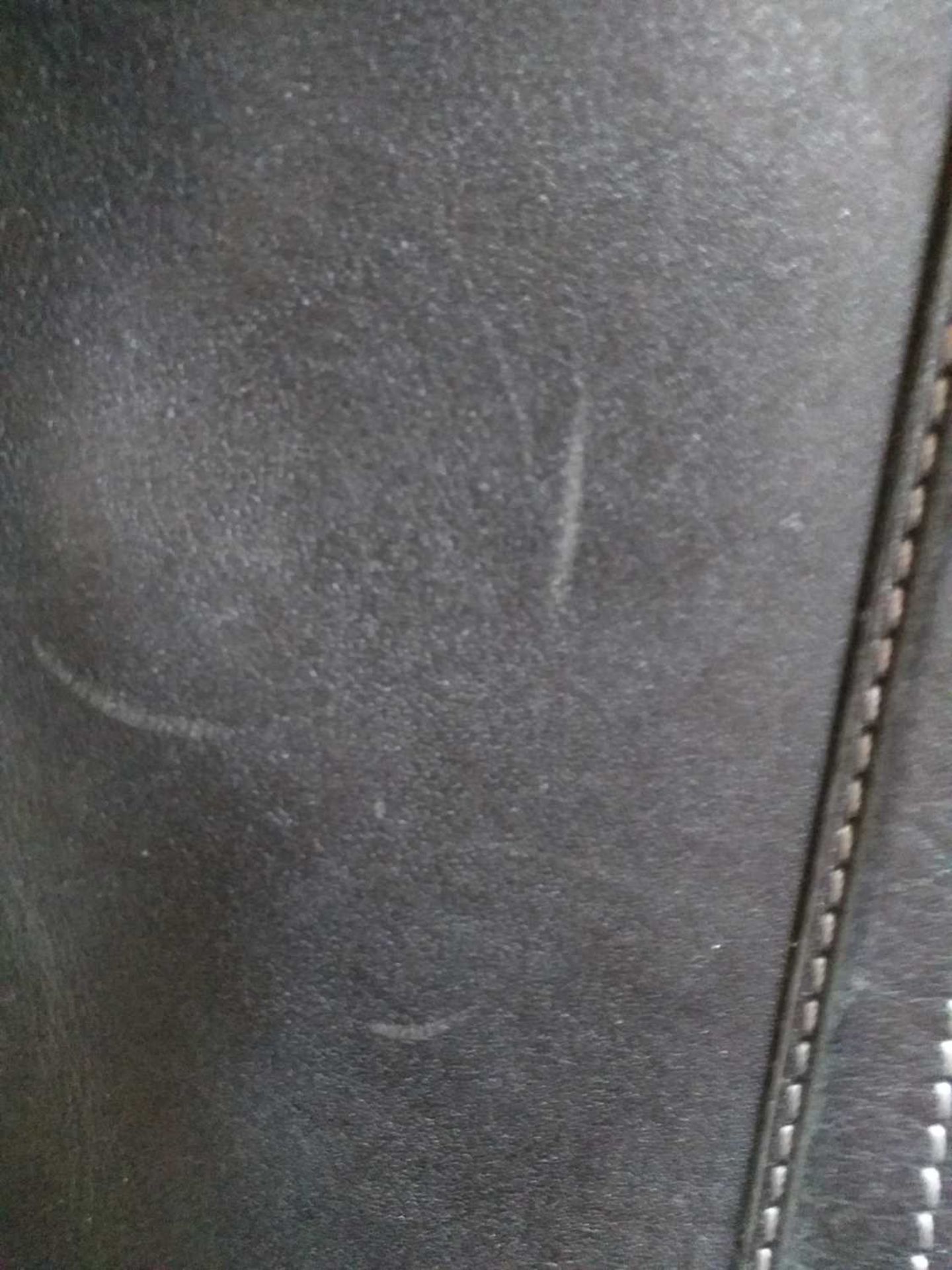 A Louis Vuitton black leather travel bag/laptop case, - Image 4 of 10