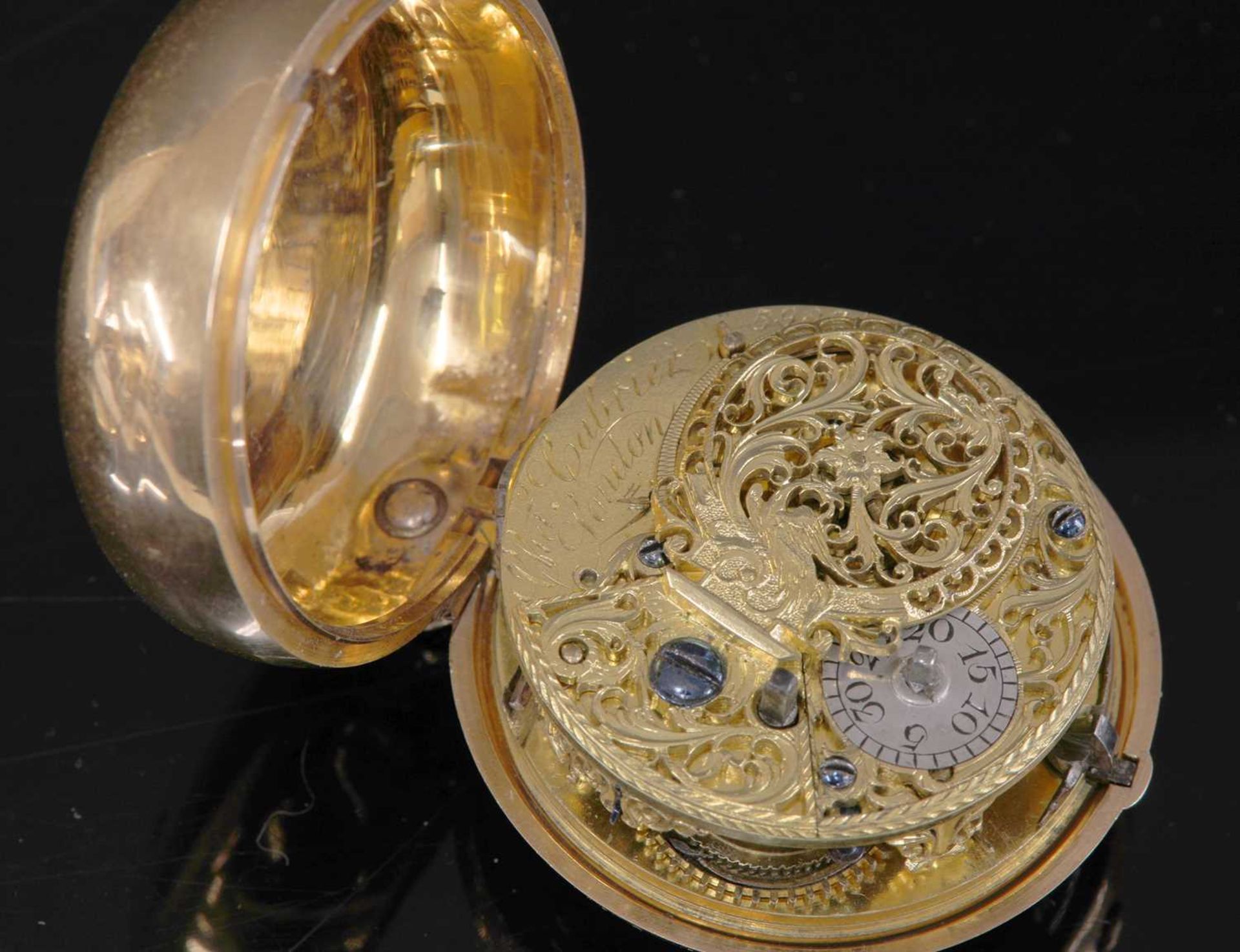 A 22ct gold pair cased pocket watch, - Image 2 of 7