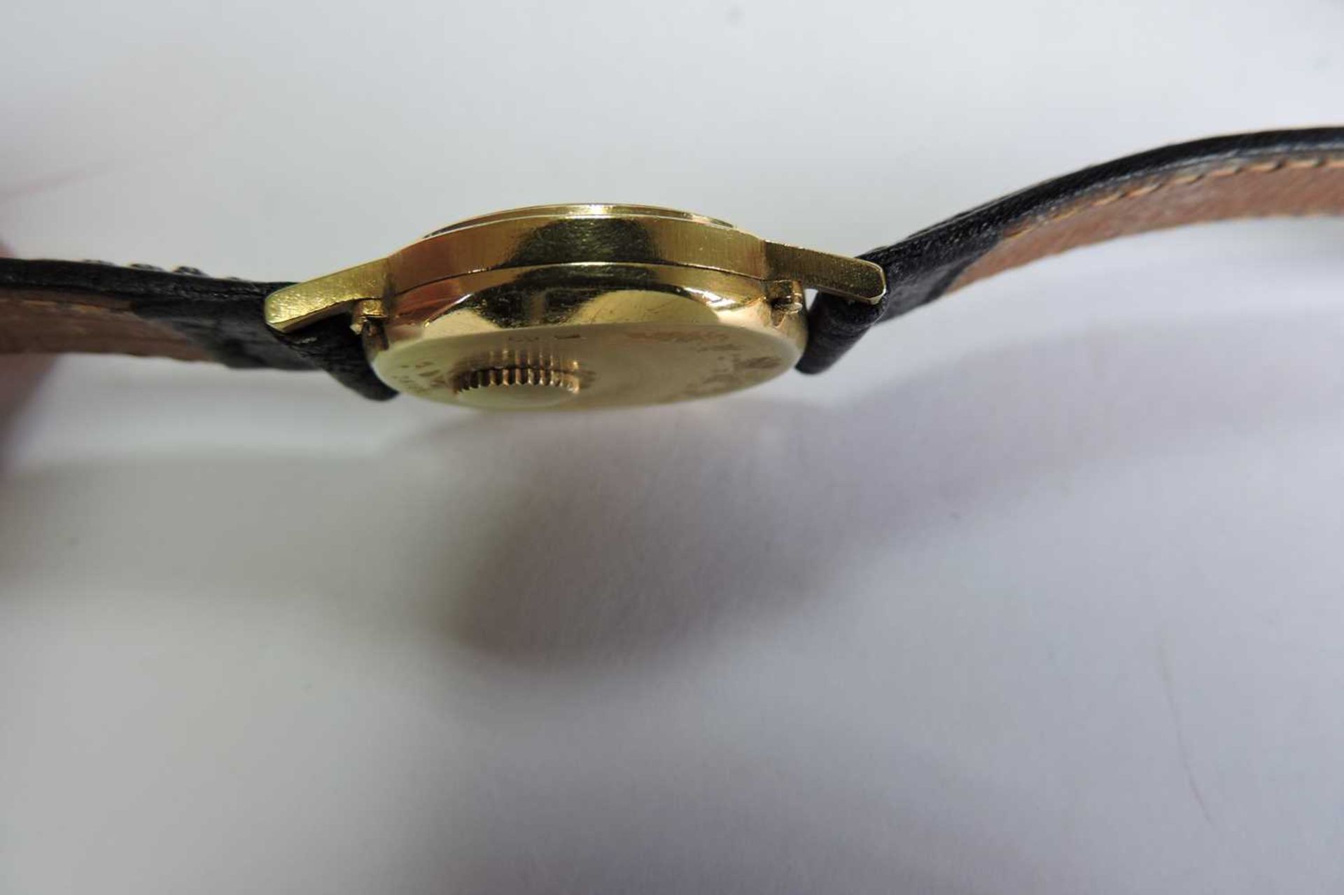 A ladies' 18ct gold Piaget quartz strap watch, - Image 5 of 7