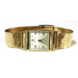 A gentlemen's American gold Tiffany & Co. mechanical watch, c.1947,