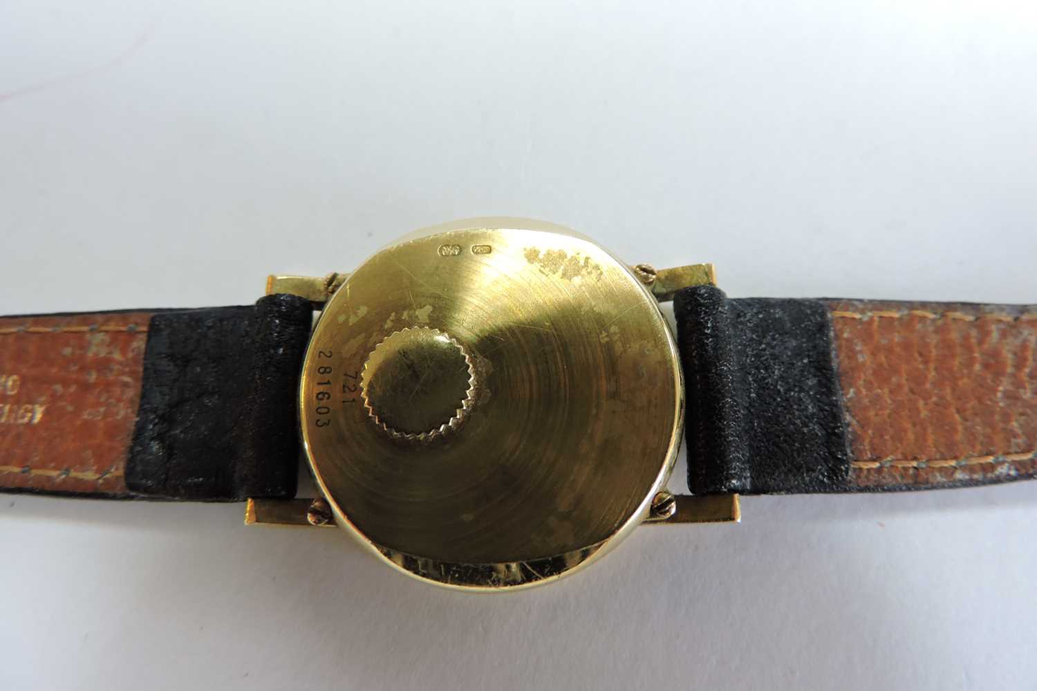 A ladies' 18ct gold Piaget quartz strap watch, - Image 7 of 7