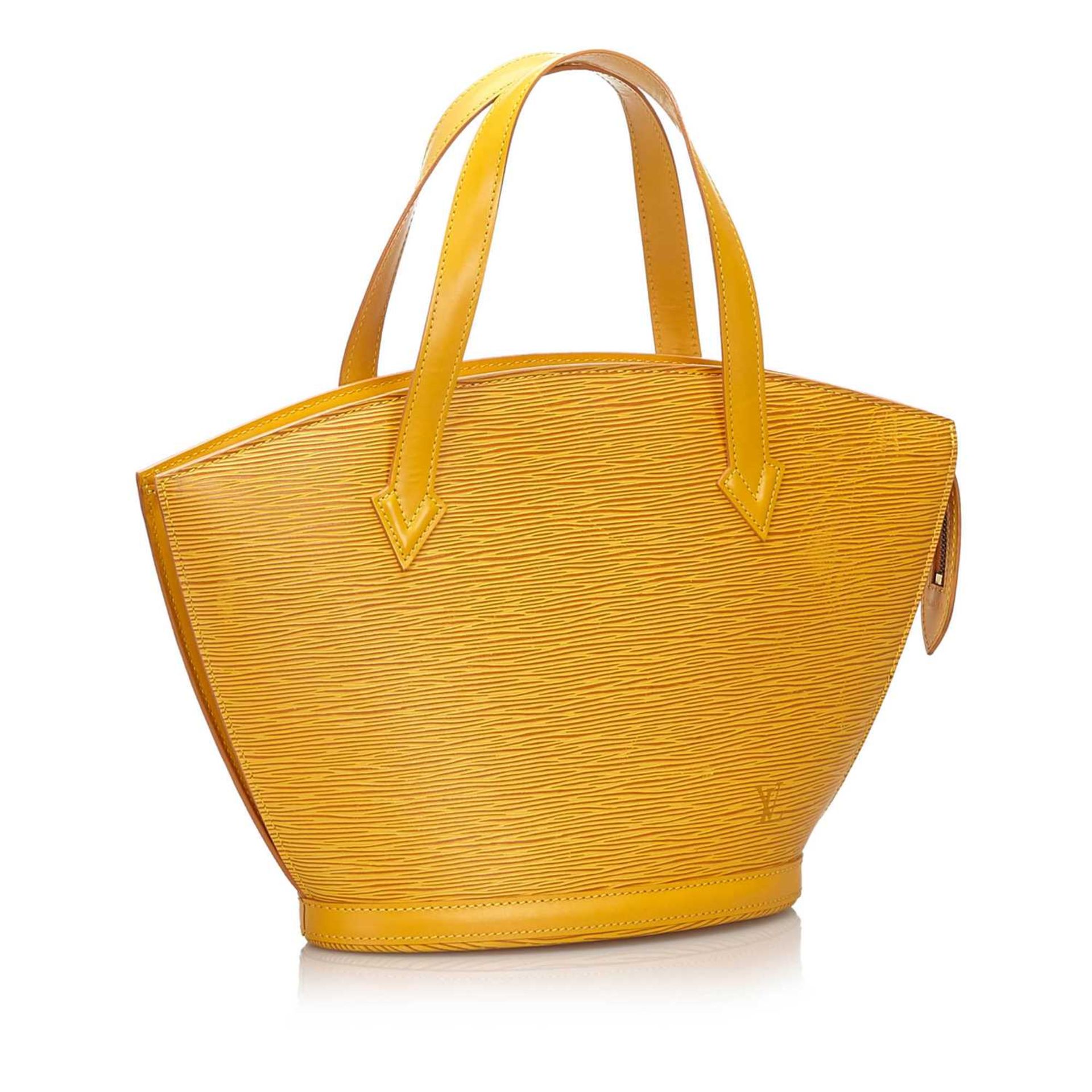 A Louis Vuitton yellow Epi leather 'Saint Jacques' PM,