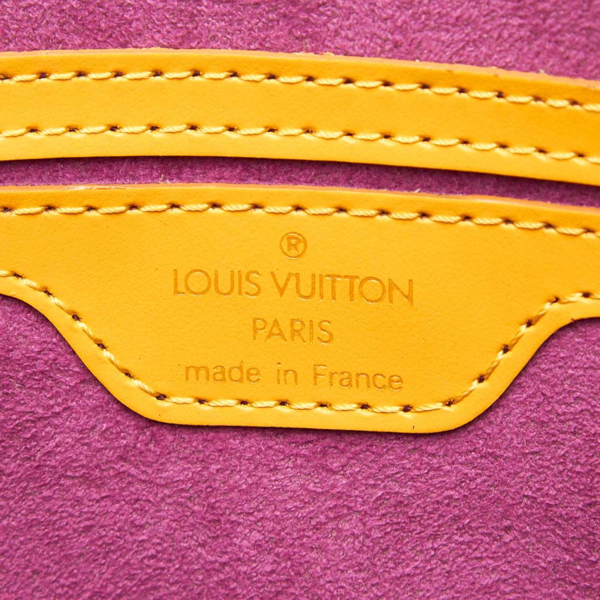 A Louis Vuitton yellow Epi leather 'Saint Jacques' PM, - Bild 7 aus 10