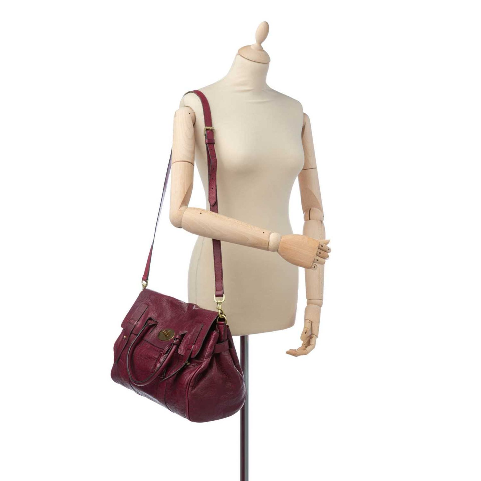 A Mulberry red leather 'Bayswater' satchel, - Bild 16 aus 20