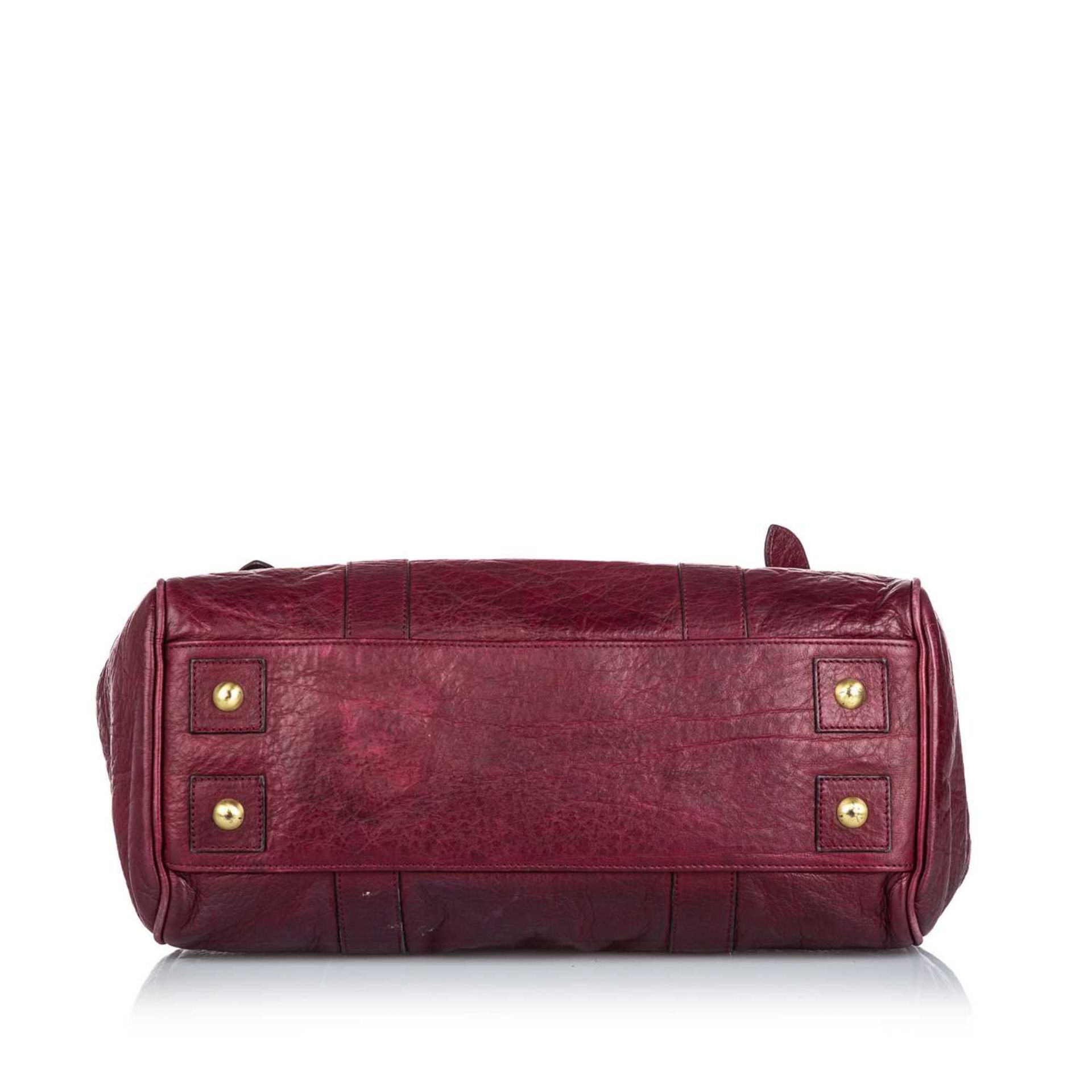A Mulberry red leather 'Bayswater' satchel, - Bild 17 aus 20