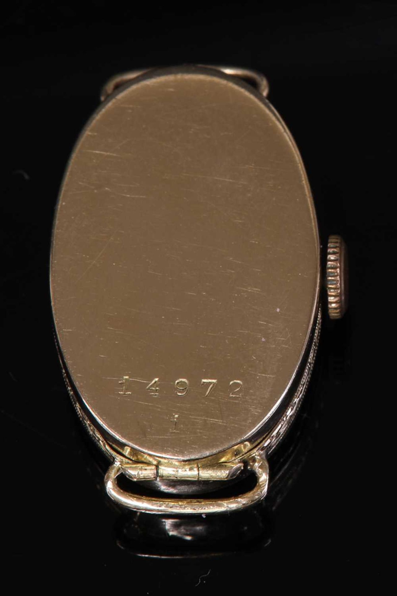 A ladies' Art Deco 18ct gold Rolex 'Prima' mechanical strap watch, c.1924, - Image 2 of 2