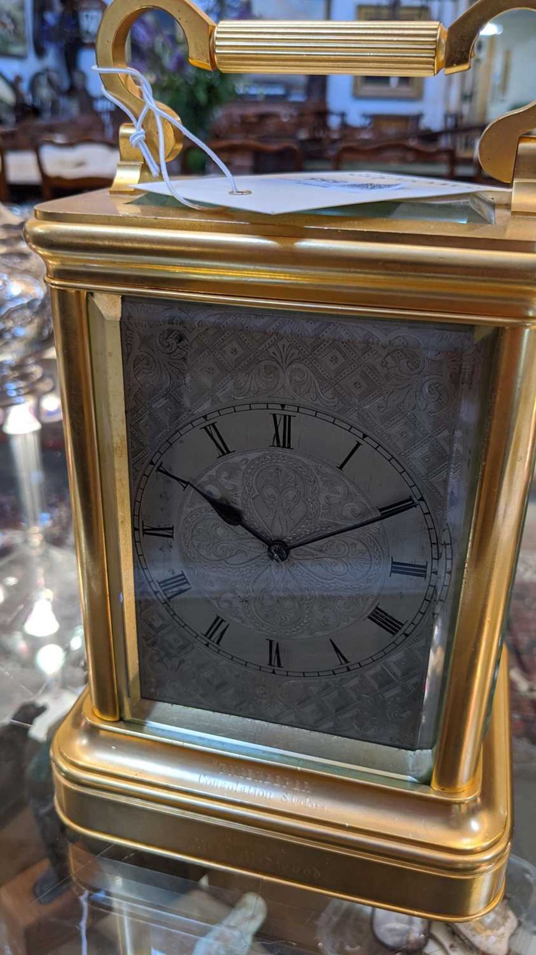 A giant English twin fusee carriage clock - Image 11 of 18